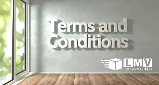 Understand the terms and conditions for using LMV Packaging's services and purchasing products.